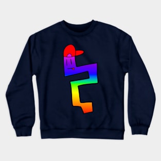 Tie Dye Tube Crewneck Sweatshirt